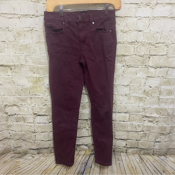 Gap Purple True Skinny Stretch Jeans - Picture 1 of 5